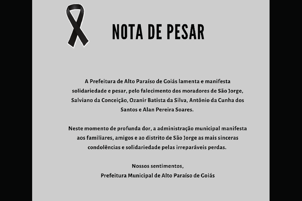 Nota De Pesar