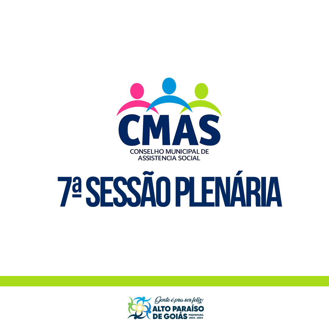 CMAS - 7ª Sessão Plenária Ordinária de 2026