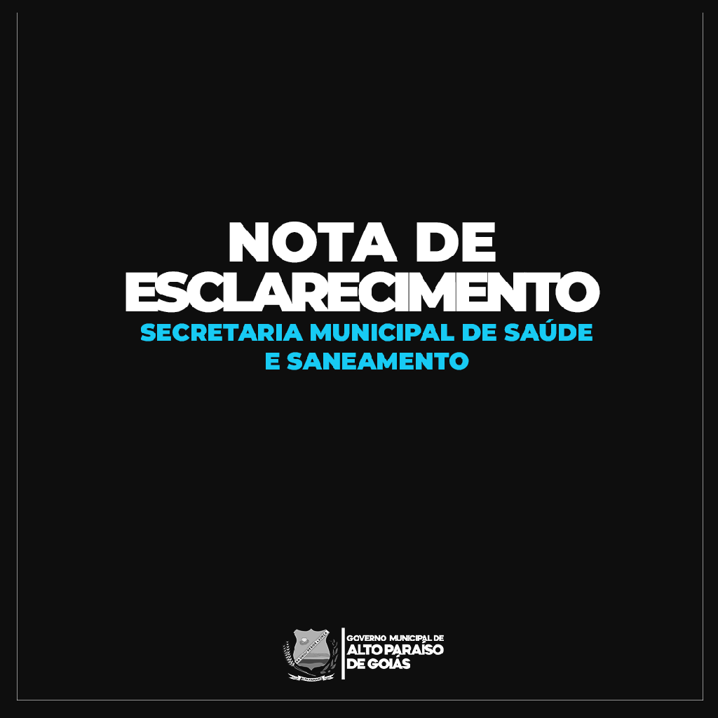 NOTA DE ESCLARECIMENTO