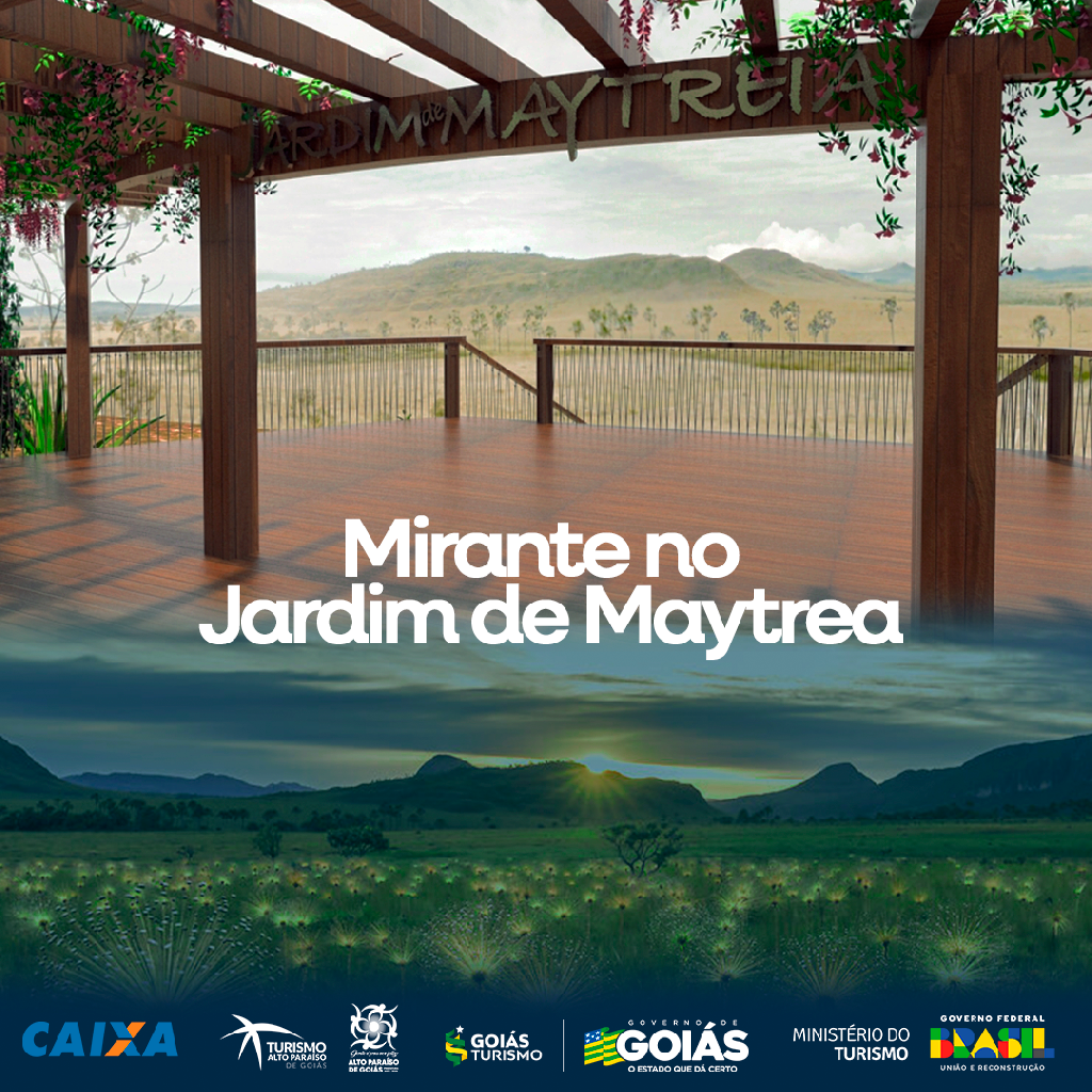 Mirante no  Jardim de Maytrea