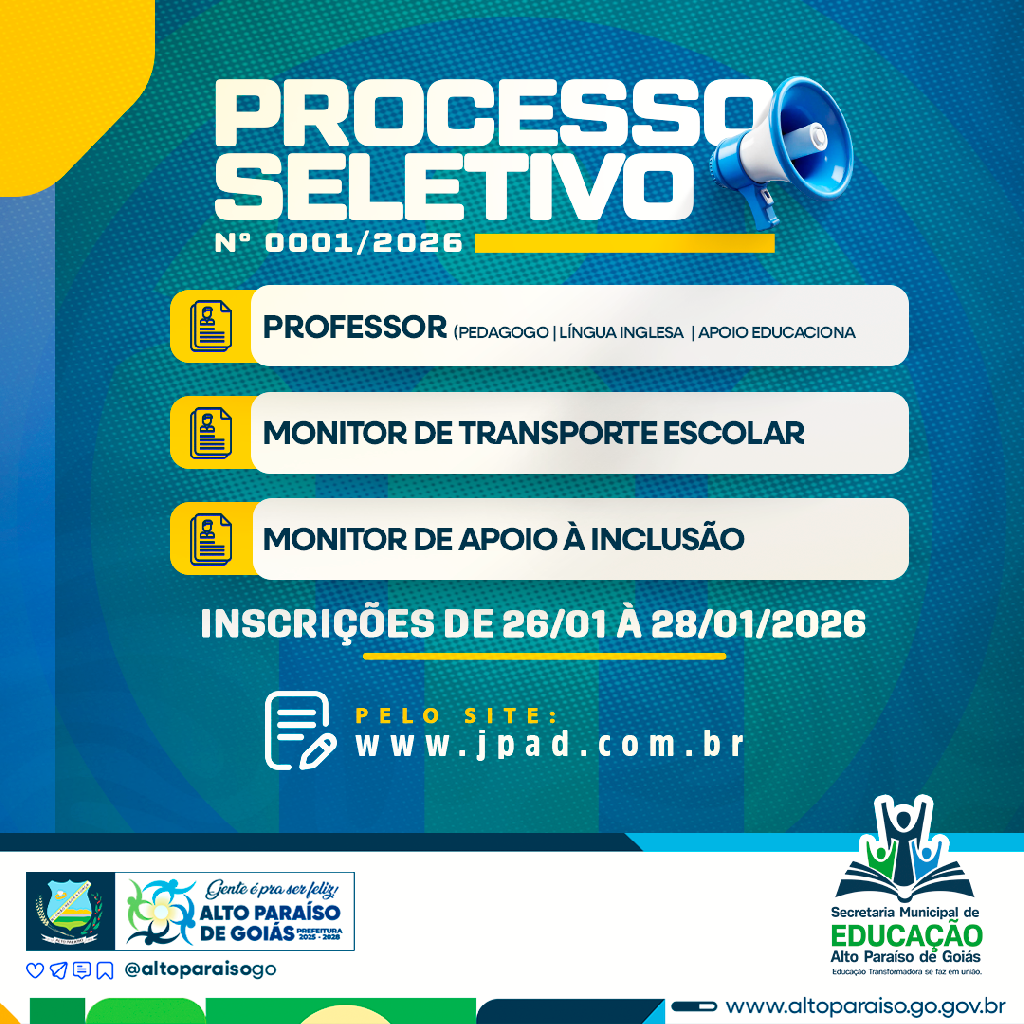 PROCESSO SELETIVO SIMPLIFICADO 01-2026